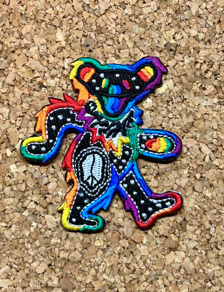 Grateful Dead - Multicolor Peace Bear Patch
