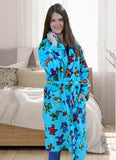 Grateful Dead - Dancing Bears Fleece Bathrobe - Gratefuldeadshop.com