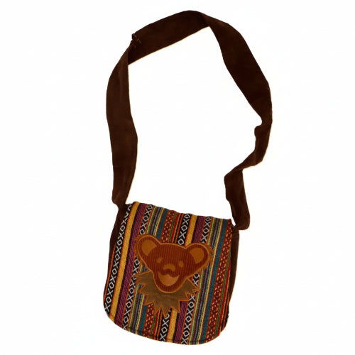 Grateful Dead Dancing Bear Corduroy Gheri Gumdrop Bag