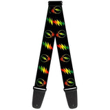 Grateful Dead - Rasta SYF Guitar Strap - Gratefuldeadshop.com