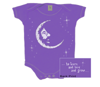 Jerry Garcia - Jerry Moon Baby Romper Onesie - 6/12 Months - Kids