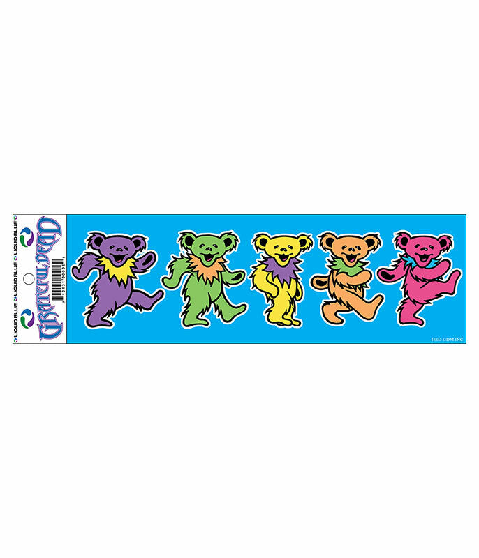  Grateful Dead Mod Bear Sticker / Decal 4.5-by-4.75 Inches with  4 Extra Mini Stickers : Toys & Games