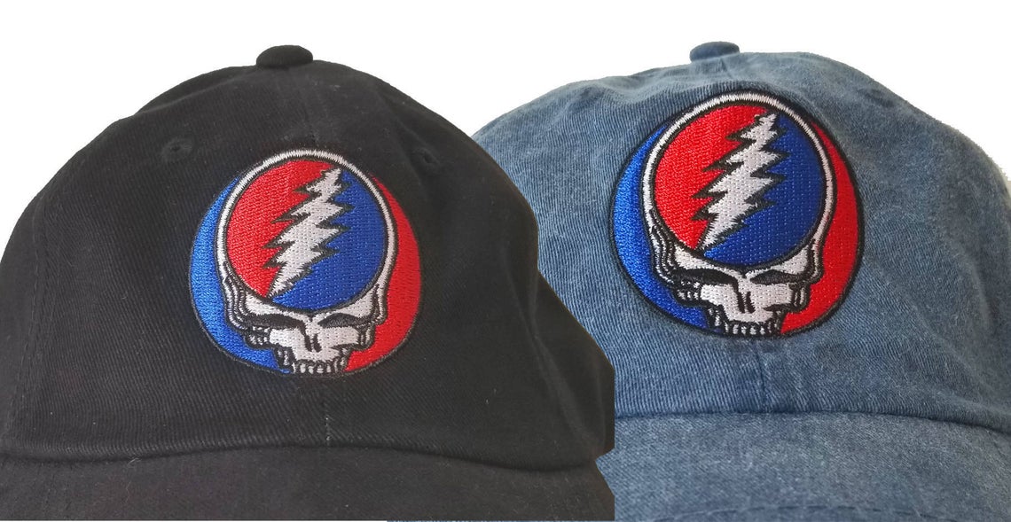 Grateful Dead Baseball Cap - Stealie baseball cap - Green Grateful Dea –  GratefulDeadStuff