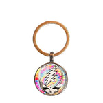 Grateful Dead - Tie Dye Steal Your Face Keyring