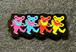 Grateful Dead - Row of Dancing Bears Hat Pin