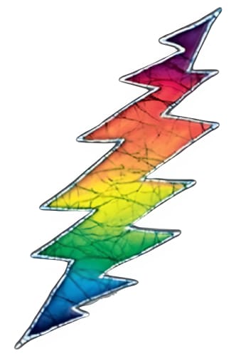 Batik Rainbow Lighting Bolt Sticker - Sticker