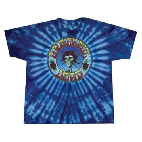 Grateful Dead - Skull & Roses Tie Dye T-Shirt - gratefuldeadshop.com