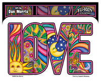 Celestial Love Sticker by Dan Morris