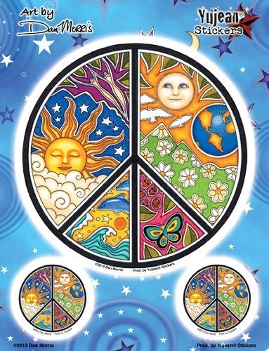 Dan Morris Peace Sticker Sheet