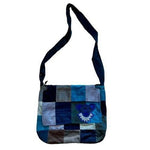 Grateful Dead - Dancing Bear Head Patchwork Messenger Bag
