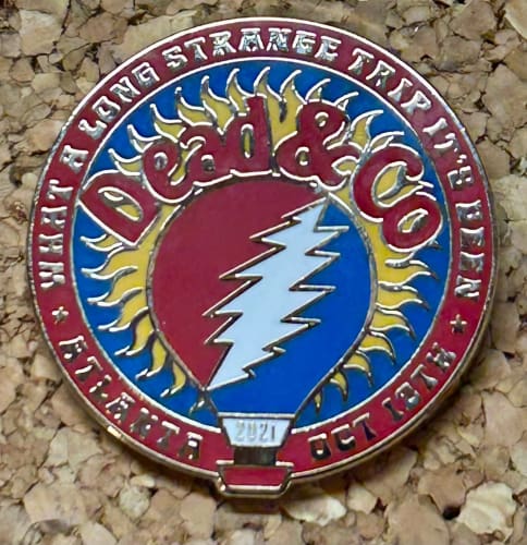 Dead & Company - Official 2021 Atlanta Collector Pin - Brooches & Lapel Pins