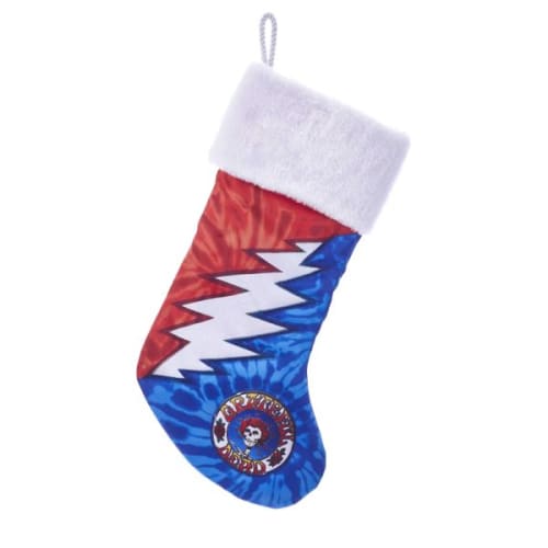 Grateful Dead - 19’’ Lightning Bolt Christmas Stocking - Housewares