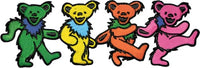 Grateful Dead - 4 Dancing Bears Large Patch - Patches