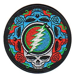 Grateful Dead - 4 Skulls with Bolt Patch - Patches