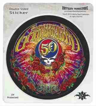 Grateful Dead - 50Th Anniversary Decal Sticker - Sticker