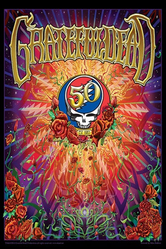 Grateful Dead - 50th Anniversary Poster