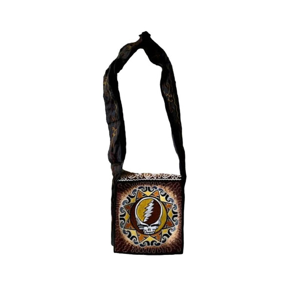 Grateful Dead - Steal Your Face Mandala Embroidered Bag