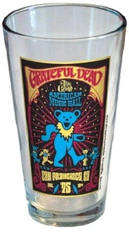 Grateful Dead - American Music Hall Pint Glass - Drinkware