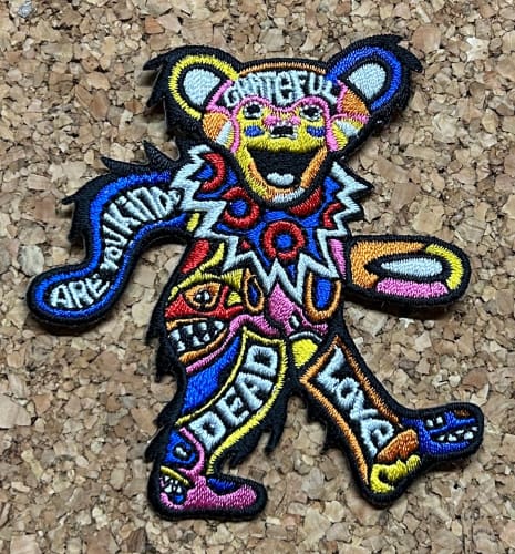 Grateful Dead - Are You Kind? Dancing Bear Patch - Patches