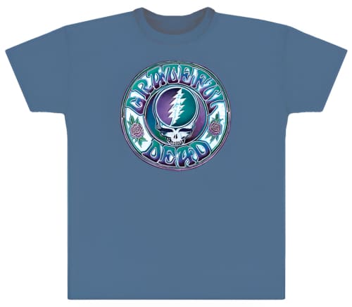 Grateful Dead - Batik Steal Your Face T-Shirt - Medium - Shirts