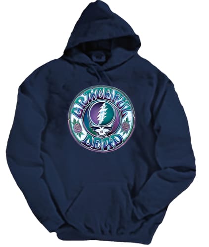 Grateful Dead - Batik (SYF) Steal Your Face Hoodie - Medium - Hoodies