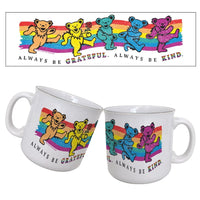 Grateful Dead - Be Grateful Be Kind Camper Mug - Drinkware