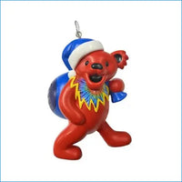 Grateful Dead Dancing Bear Holiday Decor Ornament