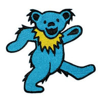 Grateful Dead - Blue Dancing Bear Embroidered Patch - Patches