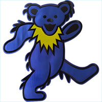 Grateful Dead Blue Dancing Bear Oversized Back Patch