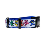 Grateful Dead - Blue Dancing Bears Dog Collar - Pet Gear