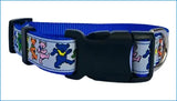 Grateful Dead - Blue Dancing Bears Dog Collar - Gratefuldeadshop.com