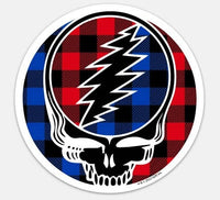 Grateful Dead - Buffalo Plaid SYF Sticker - Sticker