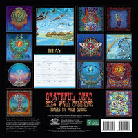 2024 Grateful Dead Wall Calendar with FREE Dead Sticker