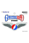 Grateful-Dead - Circle Bolt Rockwings Sticker - Sticker