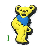 Grateful Dead Yellow Dancing Bear Shoe Charm