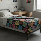 Grateful Dead - Dance Floor Bears Fleece Blanket