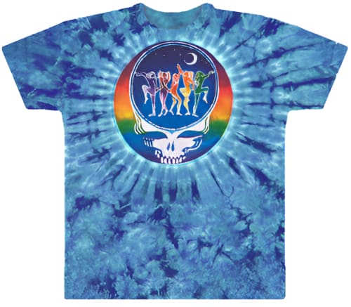 Grateful Dead - Dance Your Face Tie Dye T-Shirt - Medium - Shirts