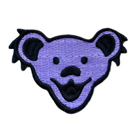 Grateful Dead - Dancing Bear Head Embroidered Patch - Patches