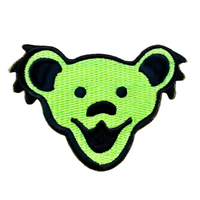 Grateful Dead - Dancing Bear Head Embroidered Patch - Patches