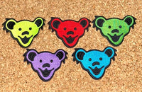 Grateful Dead Dancing Bear Head Patches