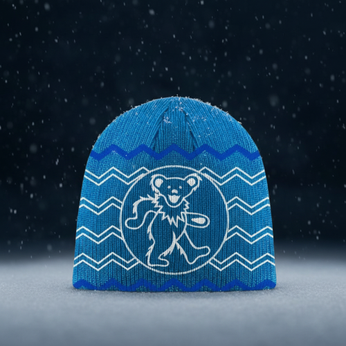 Grateful Dead - Dancing Bear Knit Beanie Hat