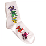 Grateful Dead - Dancing Bear Ladies Socks - Gratefuldeadshop.com