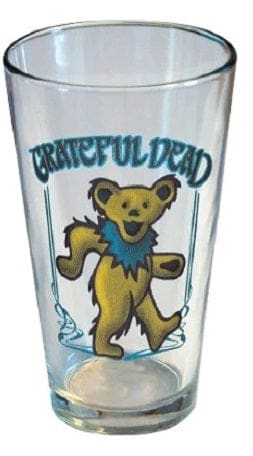 Grateful Dead - Dancing Bear Pint Glass - Drinkware