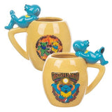 Grateful Dead Dancing Bear Sculpted Oval Ceramic Mug - Drinkware