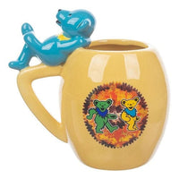 Grateful Dead Dancing Bear Sculpted Oval Ceramic Mug - Drinkware