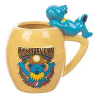 Grateful Dead Dancing Bear Sculpted Oval Ceramic Mug - Drinkware