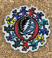 Grateful Dead - Dancing Bears Around A SYF Patch - Patches