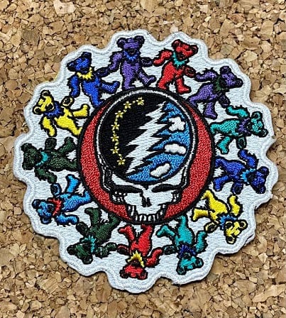 Grateful Dead - Dancing Bears Around A SYF Patch - Patches