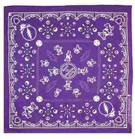 Grateful Dead - Dancing Bears Bandana - Purple - Misc.