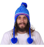 Grateful Dead - Dancing Bears Blue Knit Flap Ski Hat